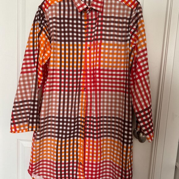 The Island General "NorBlack NorWhite" Shirt - Limited Edition Brown & Orange - Picture 2 of 3